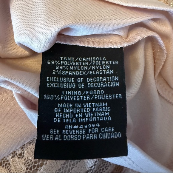 R & M Richards Pink Palazzo Pantsuit with Asymmetrical Layered Design - Picture 6 of 6